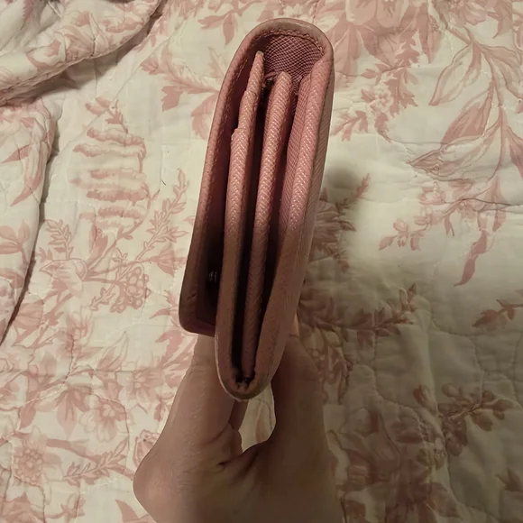 Prada Saffiano Leather Wallet Clutch in Pink - Picture 7 of 8